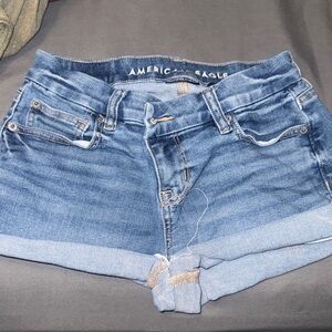American Eagle Outfitters Light Blue Jean Shorts